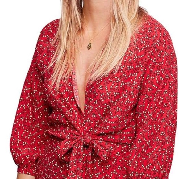 Free People Women's Clara Floral Tunic Mini Dress - Picture 7 of 7